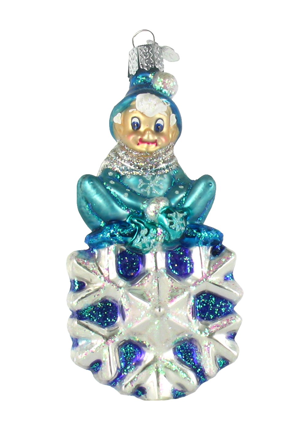 Jack Frost Glass Ornament