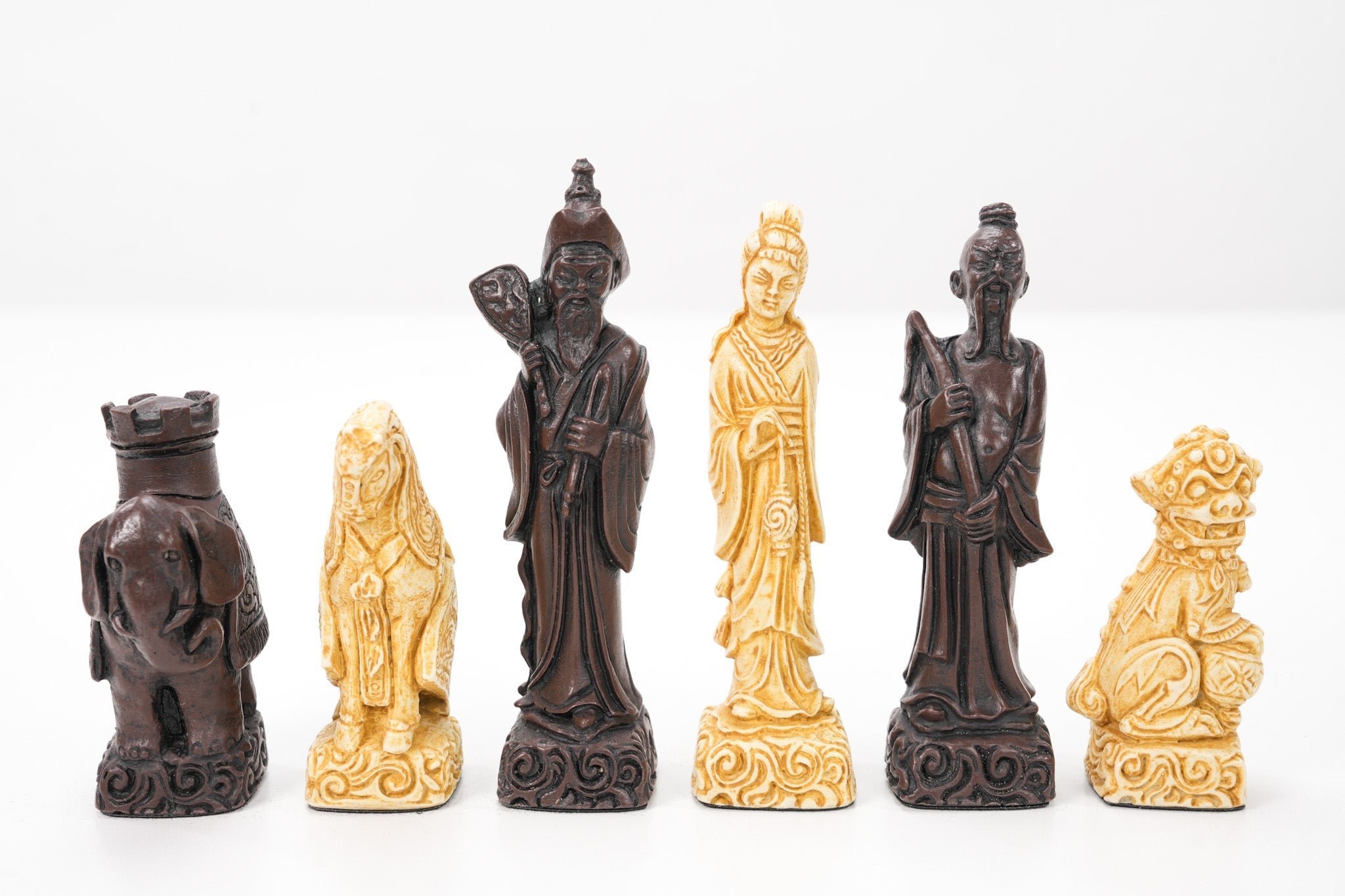 Mandarin Chess Pieces by Berkeley – Russet Brown