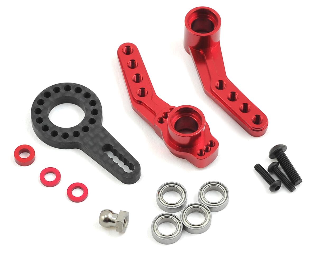 MST RMX 2.0 Aluminum Steering Arm Set (Red)