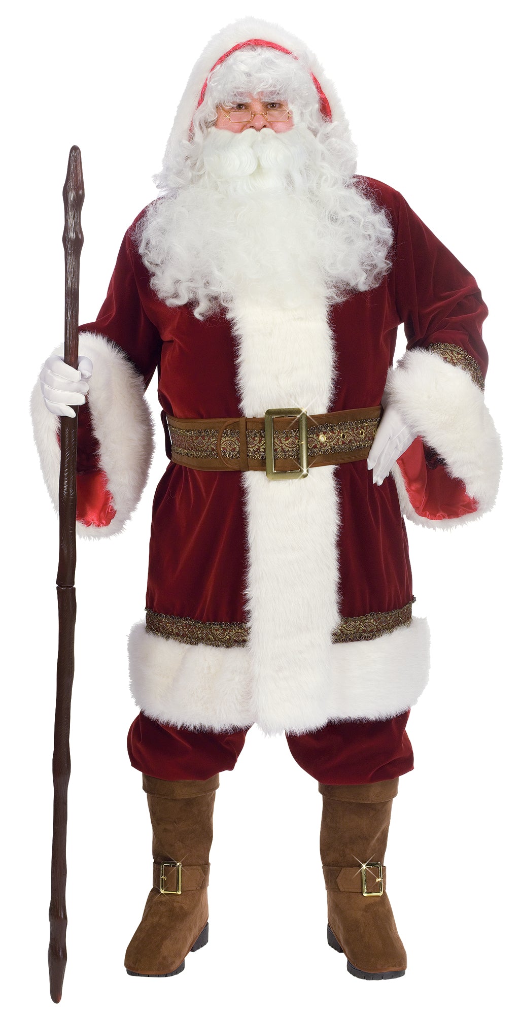 Old Time Santa Hooded Robe Set