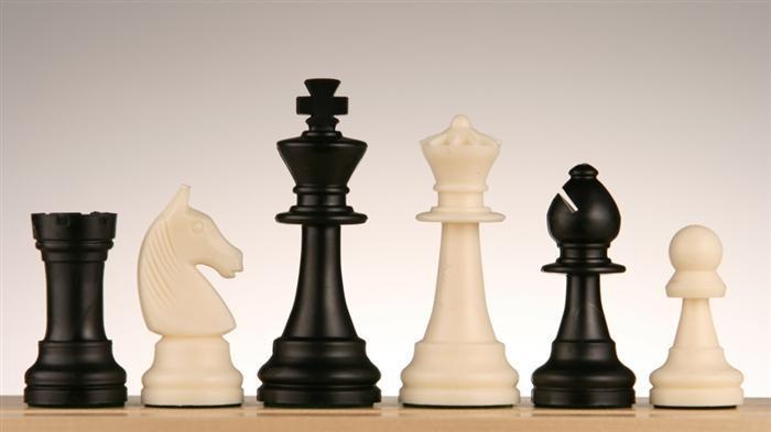 Plastic Chess Pieces No 6