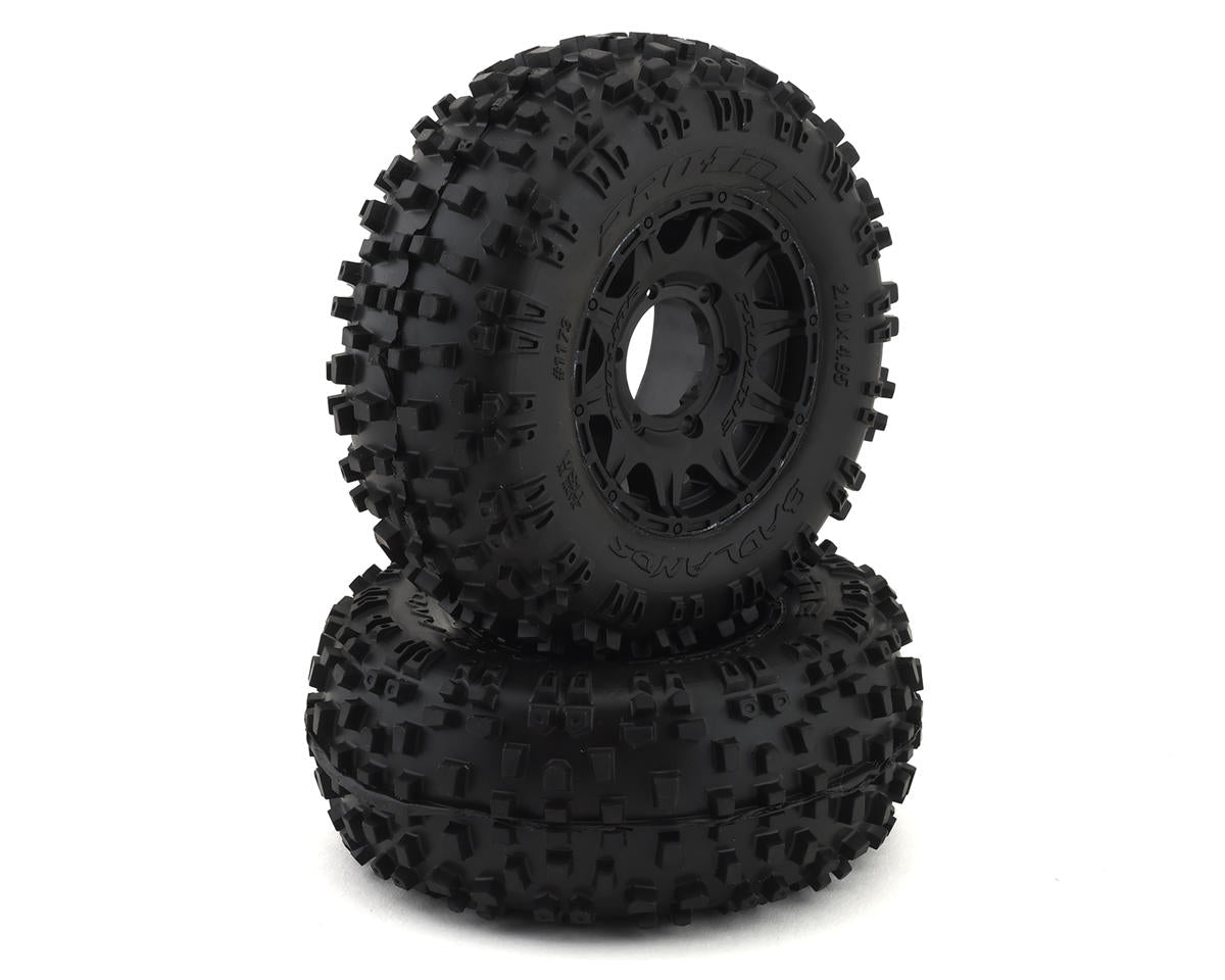 Badlands 2.8″ Pre-Mounted w/Raid Electric Rear Wheels (Black) (2) (M2) w/12mm Removable Hex