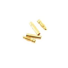 ProTek RC 3.0mm Gold Plated Inline Connectors (2 Male/2 Female)