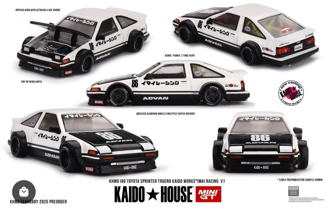 (Preorder) Kaido House Toyota Sprinter Trueno imia Racing V1