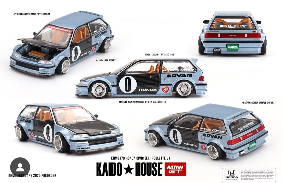 (Preorder) Kaido House Honda Civic EF Roulette V1