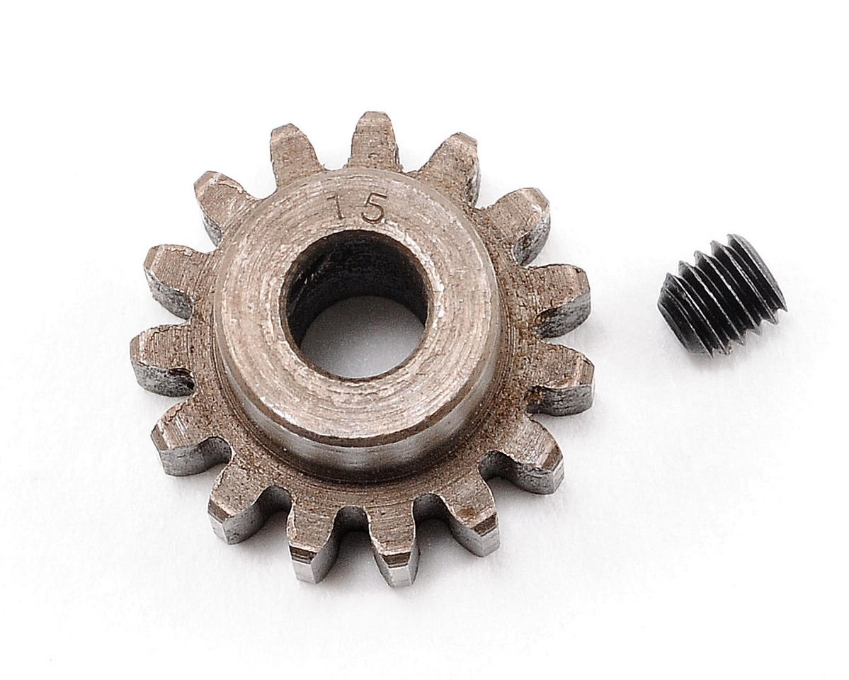 Extra Hard Steel Mod1 Pinion Gear w/5mm Bore (15T)