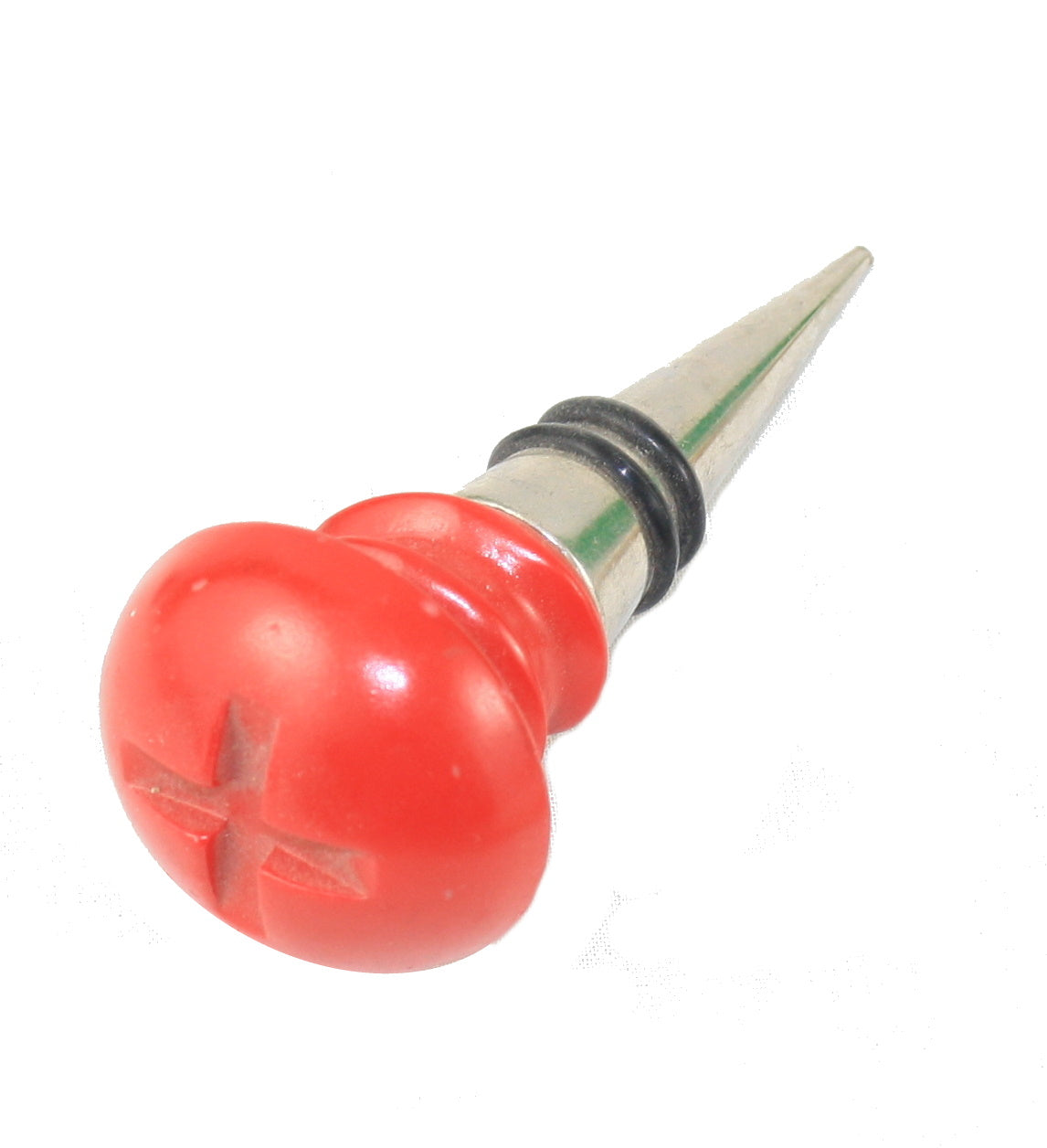 Red Screw Top Wine Stopper