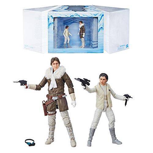 Star Wars The Black Series Hoth – Princess Leia Organa and Han Solo – 6-Inch Action