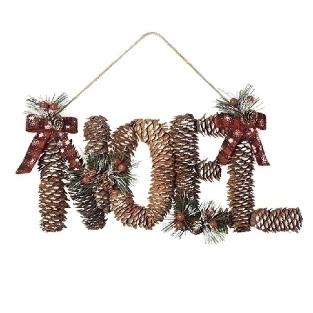 15″ Noel Pinecone Hanger