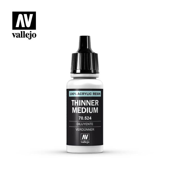 Vallejo Acrylic Thinner 17ml Bottle