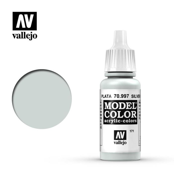 Vallejo Silver Model Color 17ml Acrylic Paint