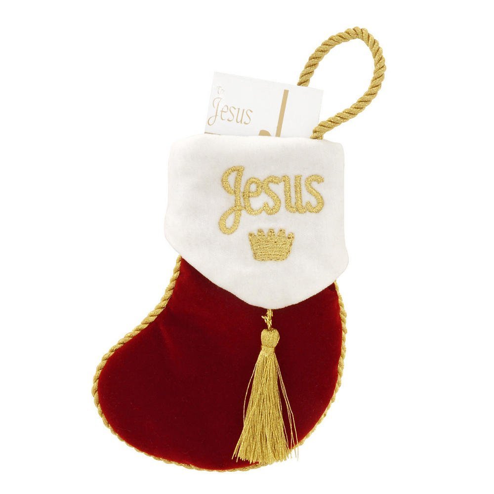 Stocking For Jesus Ornament – 4.5 inch